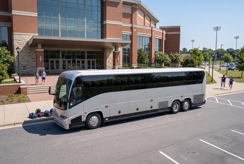 Sports Team Charter Bus Rentals in Alpharetta, GA